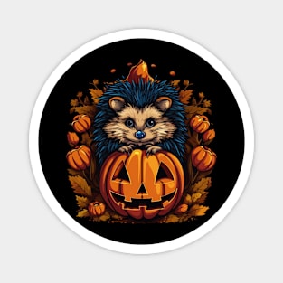 Hedgehog Halloween Magnet